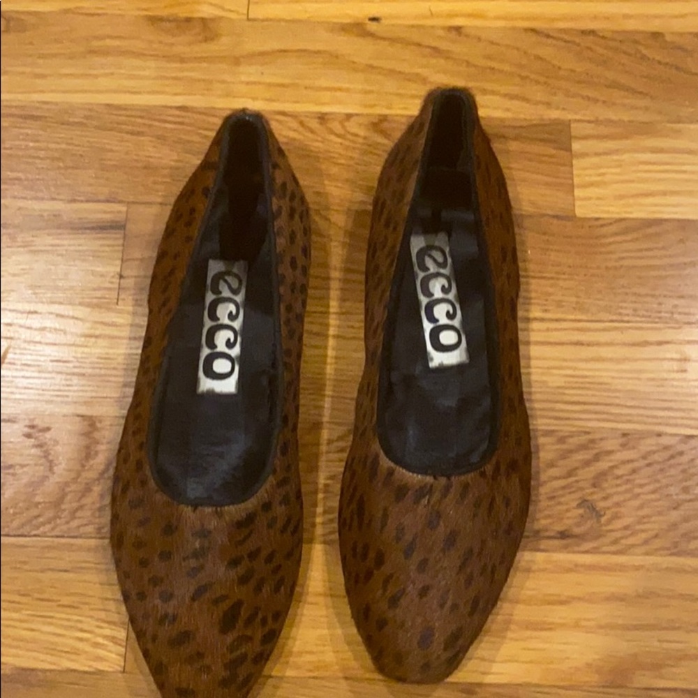 Cheetah print flats